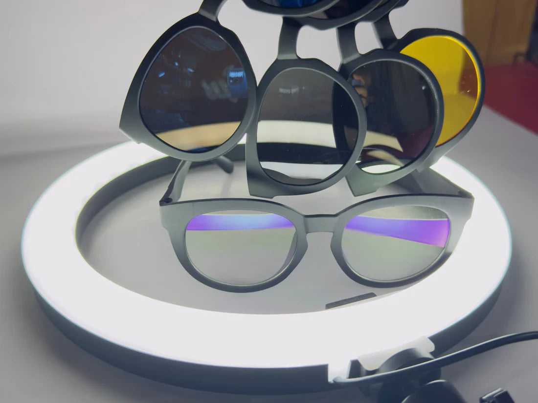 5 In 1 Sunglasses Set UV400 Polarized Magnetic Clip
