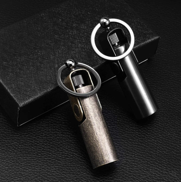 Waterproof Flint Fire Keychain Lighter