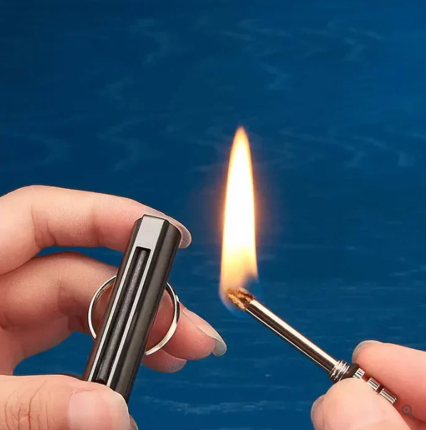 Waterproof Flint Fire Keychain Lighter